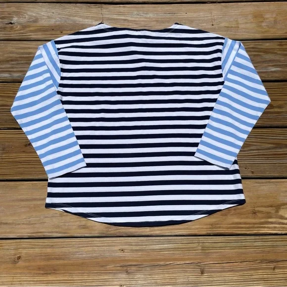 Vineyard Vines Deep Bay Stripped Long Sleeved Top - Picture 2 of 4